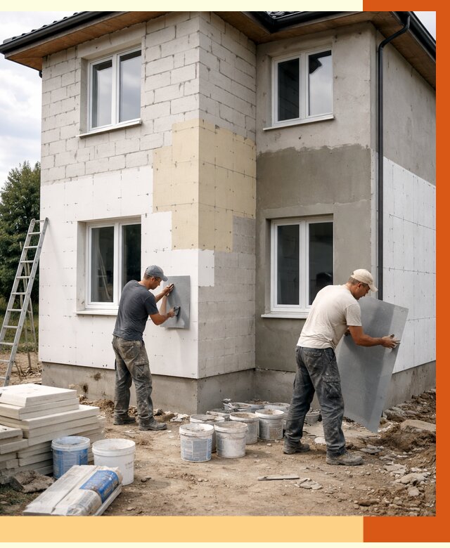 Утепление дома из газобетона в Златоусте от 4330 руб./м² — заказать у ТепломастерЗлт