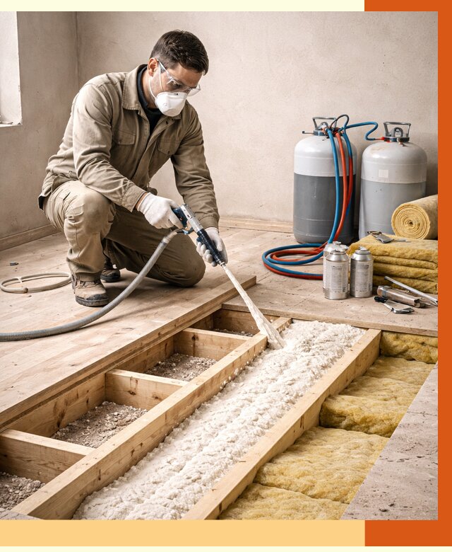 Заполнение полостей межэтажного перекрытия в Златоусте от 4330 руб. | ТепломастерЗлт